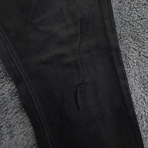 Nudie Jeans Off Beat Black Cotton Straight Cut Denim Button Fly Adult Men - Picture 2 of 16